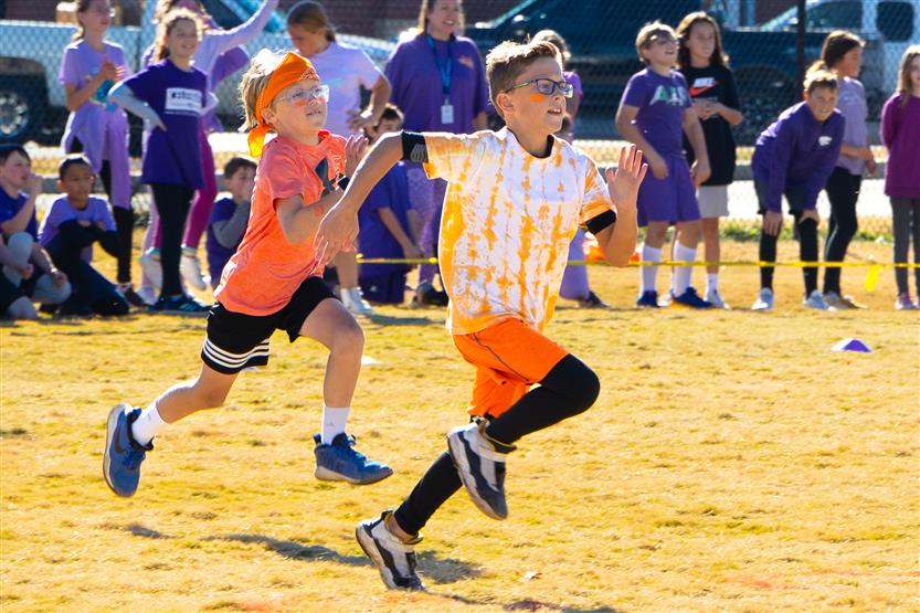 Students enjoy field day